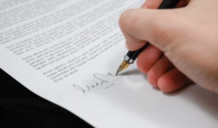 podpis zmluvy